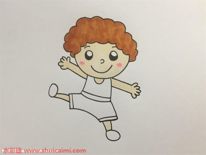 小男孩怎么画 小男孩简笔画步骤