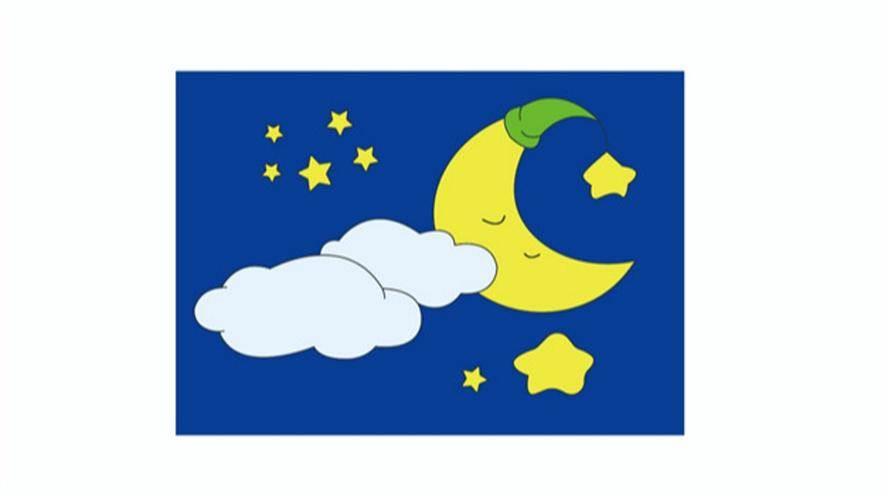 星空简笔画 星空简笔画马克笔