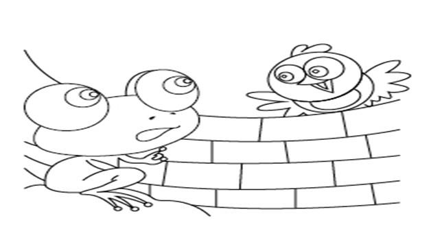 井底之蛙简笔画怎么画 井底之蛙简笔画步骤