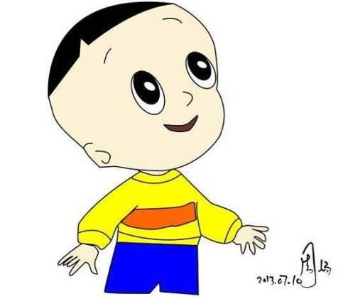 大头儿子简笔画 大头儿子简笔画简单又漂亮