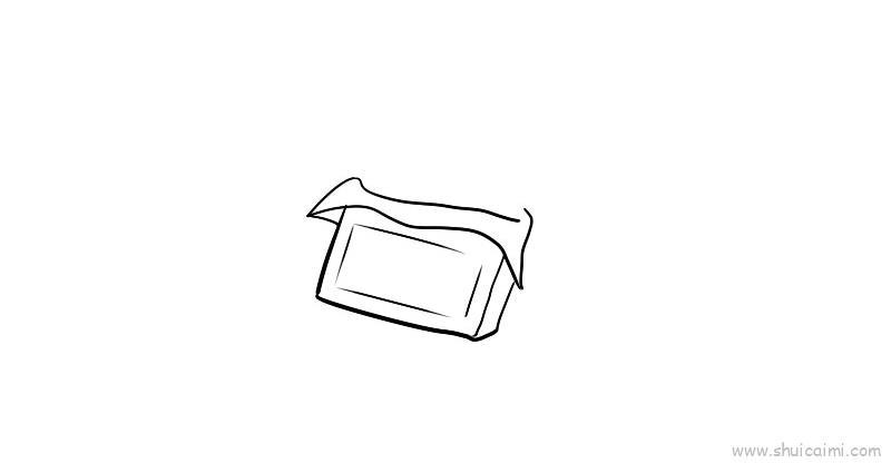 卡通巧克力儿童简笔画绘画步骤教学