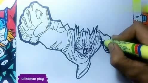 赛迦奥特曼简笔画 赛迦奥特曼简笔画图片大全