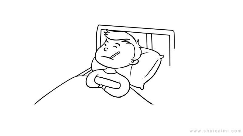 病人简笔画怎么画 病人简笔画画法
