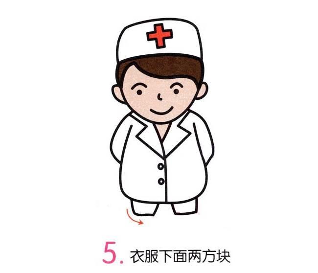 医生的简笔画 医生的简笔画儿童画