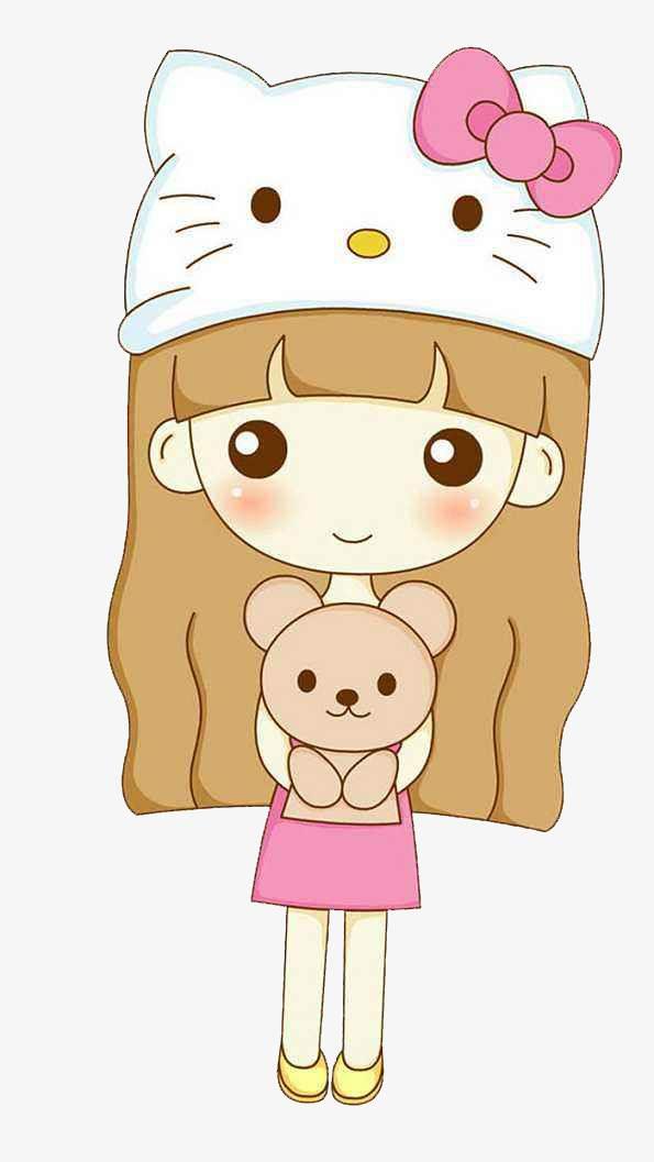 可爱简笔画手绘女孩 可爱简笔画手绘女孩丸子头