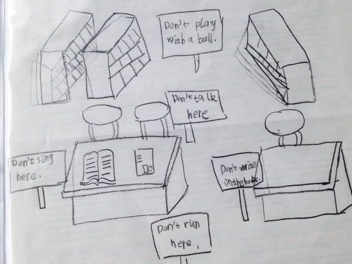 图书馆简笔画 图书馆简笔画儿童画