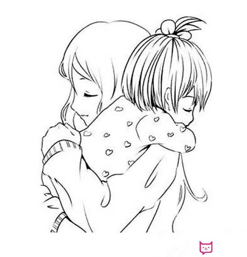 关于母爱的简笔画 关于母爱的简笔画带颜色