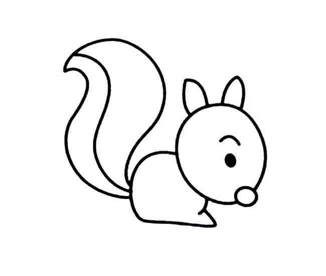 松鼠的简笔画 松鼠的简笔画怎么画