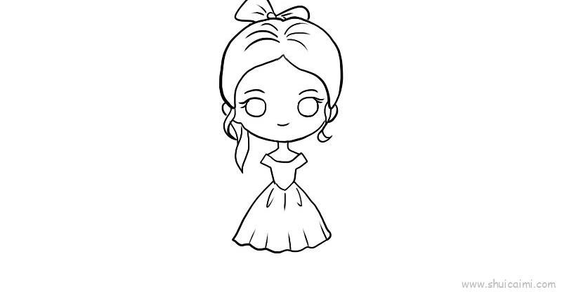 人物美少女儿童画怎么画 人物美少女简笔画画法