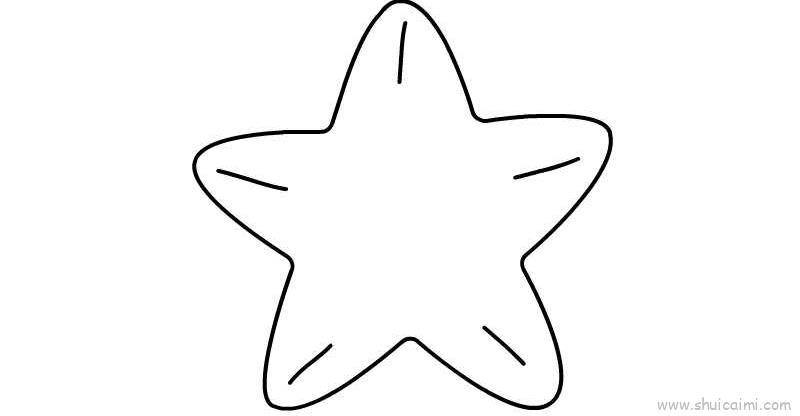 海星教程儿童画怎么画 海星教程简笔画简单又好看