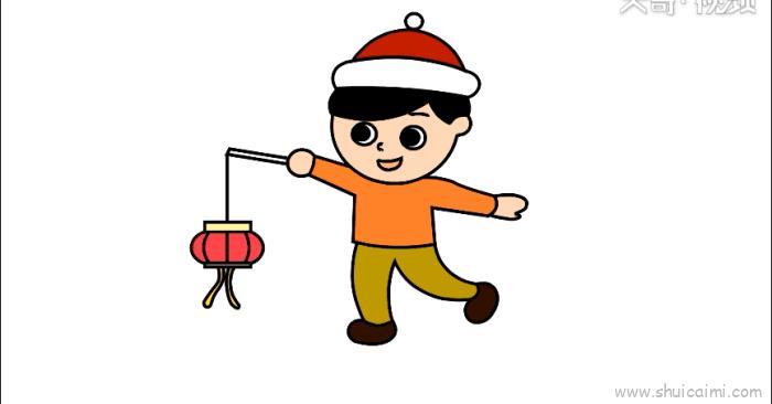 欢欢喜喜过大年儿童画怎么画 欢欢喜喜过大年简笔画好看