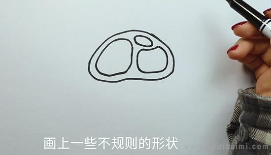 猪肉简笔画怎么画 猪肉简笔画图片大全
