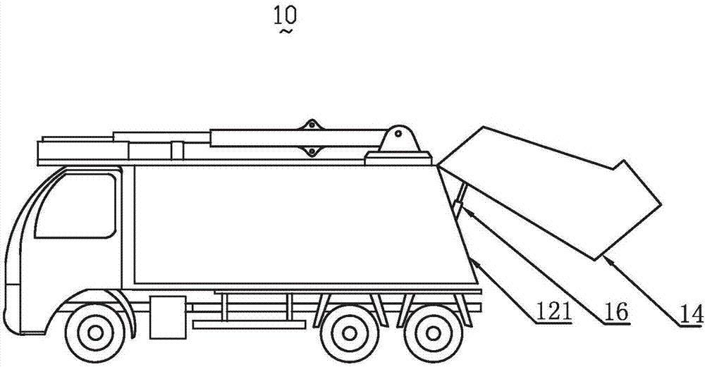 垃圾车简笔画 垃圾车简笔画彩色