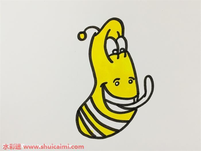 爆笑虫子怎么画 爆笑虫子简笔画简单好看