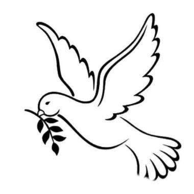 信鸽简笔画 和平信鸽简笔画