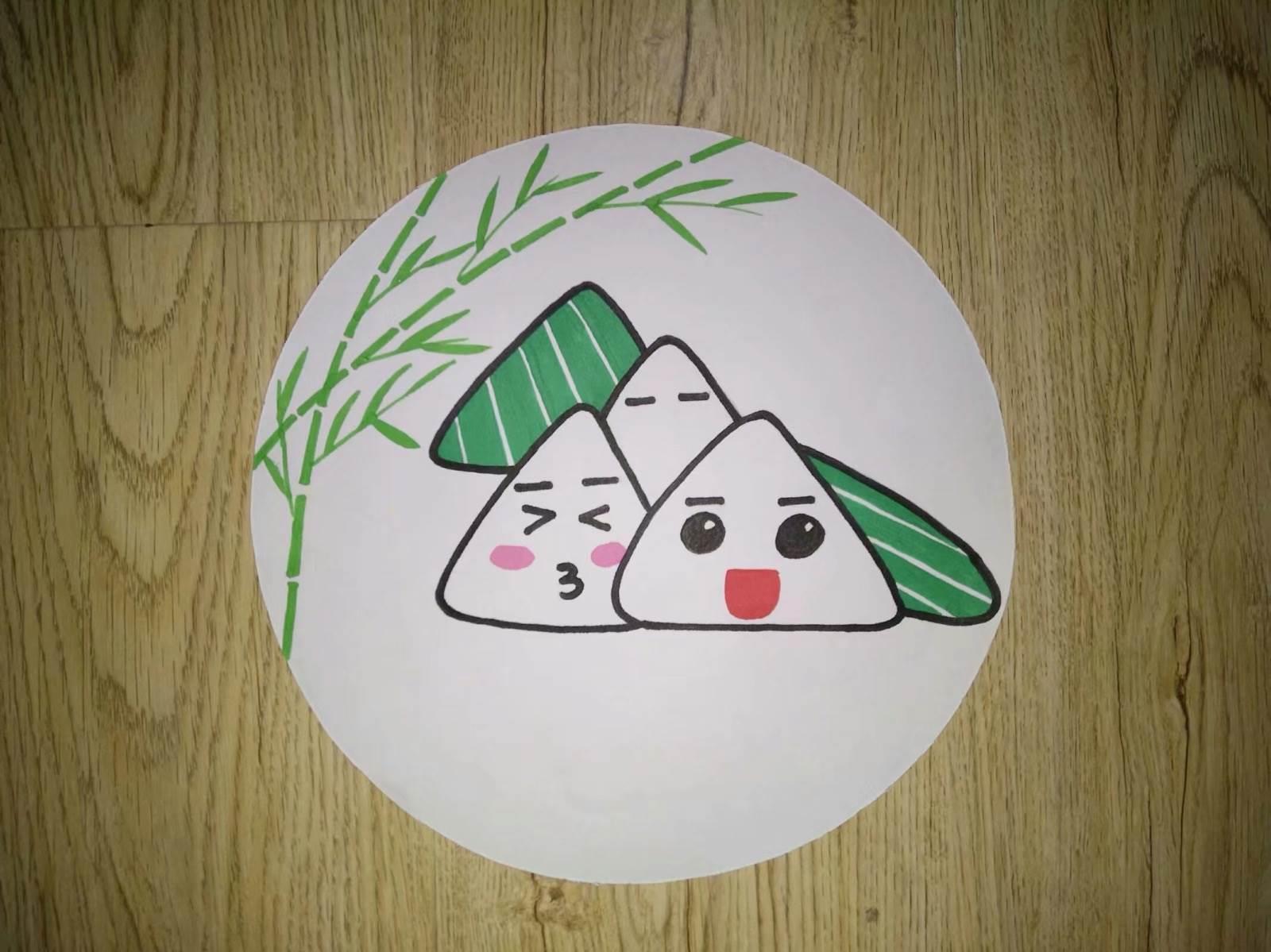 端午元素手绘简笔画 端午节元素手绘图片