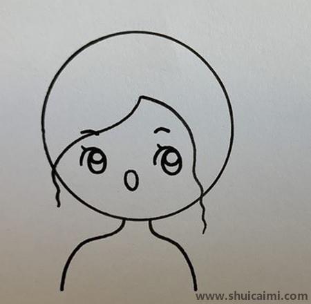 简笔画卡通音乐老师绘画教程