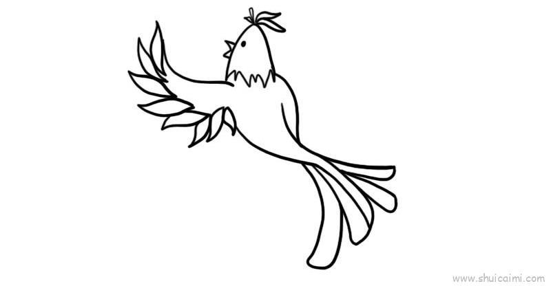 小鸟儿童画怎么画 小鸟简笔画简单