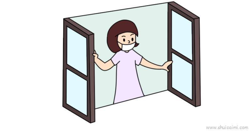 抗击疫情儿童画怎么画 抗击疫情简笔画简单