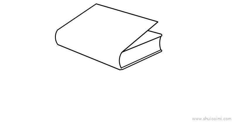 故事书儿童画怎么画 故事书简笔画步骤