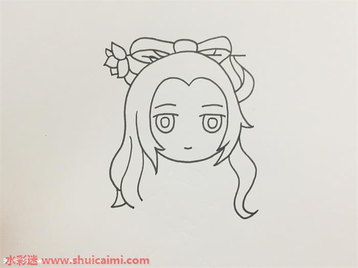 貂蝉怎么画 貂蝉简笔画简单易画彩色
