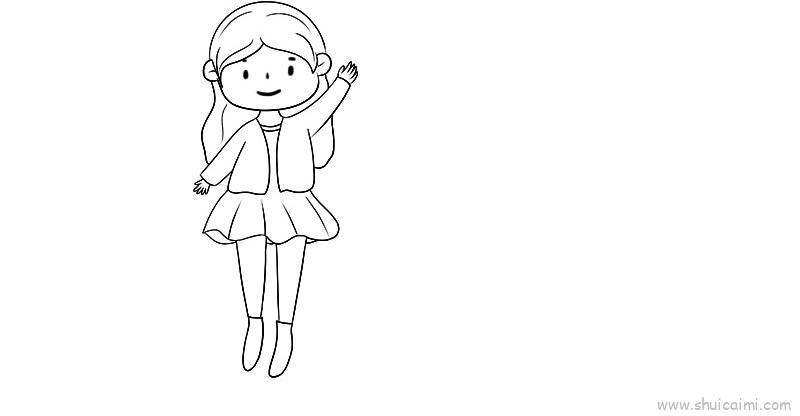 小男孩小女孩儿童画怎么画 小男孩小女孩简笔画顺序