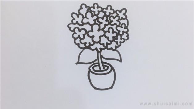 丁香花简笔画怎么画 丁香花简笔画画法