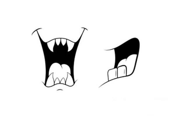 嘴唇简笔画 嘴巴简笔画卡通可爱