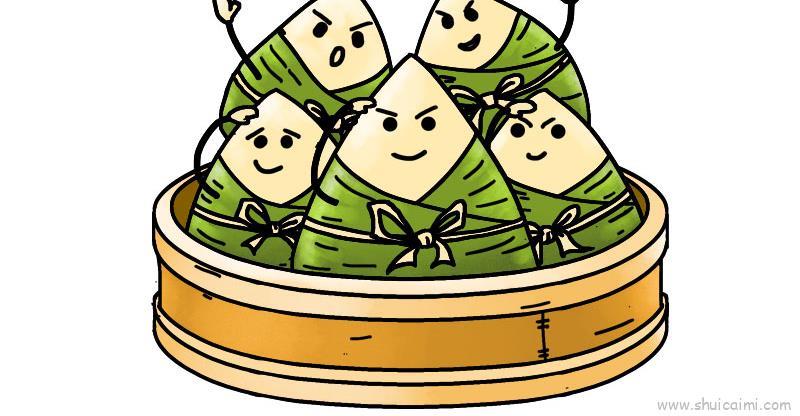 端午节儿童画怎么画 端午节简笔画图片