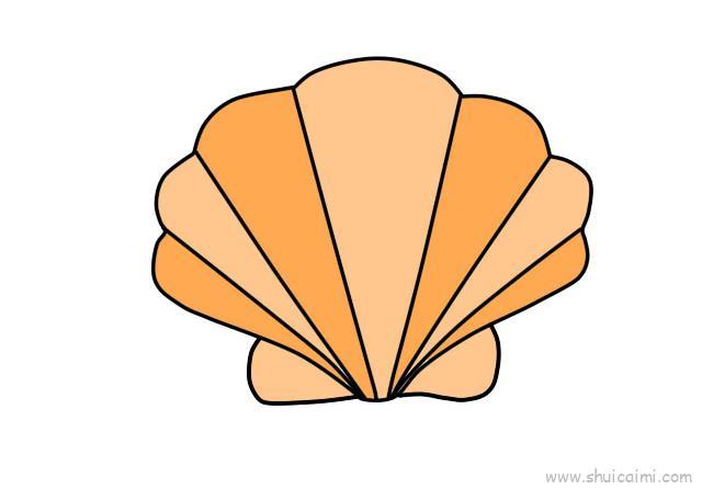 贝壳儿童画怎么画 贝壳简笔画简单又好看