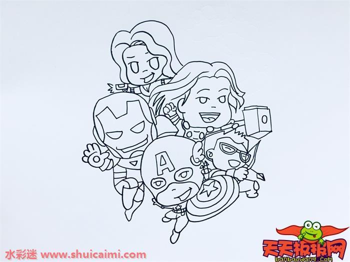 漫威全部人物怎么画 漫威全部人物简笔画步骤图