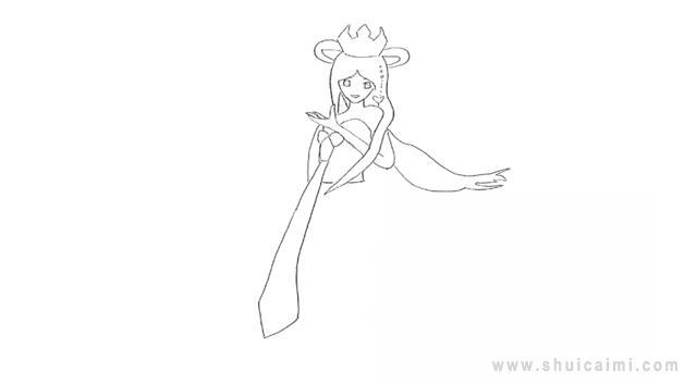 叶罗丽精灵梦简笔画怎么画 叶罗丽精灵梦简笔画图片