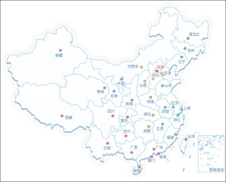 中国地图简笔画 中国地图简笔画可打印