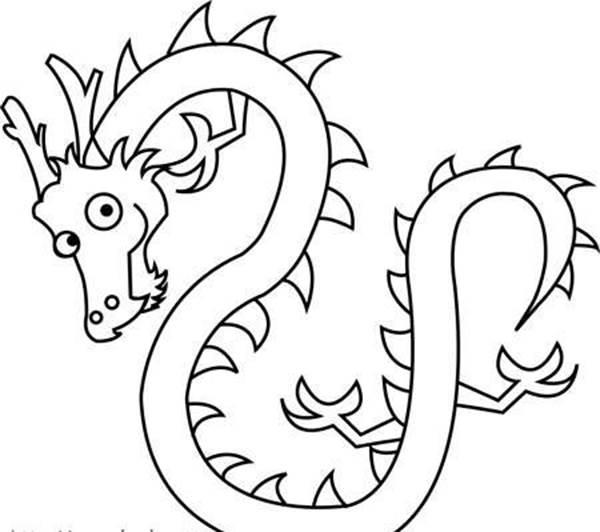龙的简笔画图片大全 龙的简笔画图片大全可爱简单