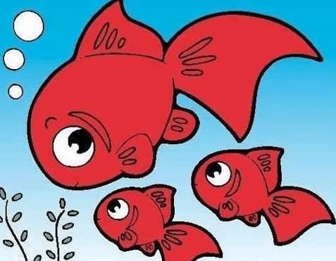 鱼的简笔画图片大全 鱼的简笔画图片大全彩色可爱