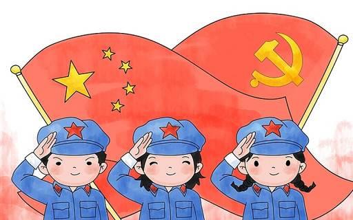 红色革命简笔画 红色革命简笔画图片
