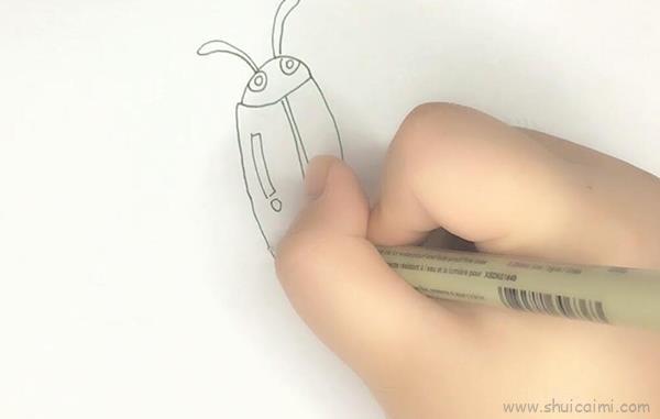 萤火虫儿童画怎么画 萤火虫简笔画图片