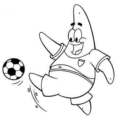 派大星简笔画图片大全 派大星简笔画图片大全可爱带颜色