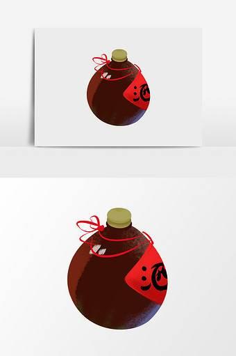 酒瓶简笔画图片 酒瓶简笔画怎么画