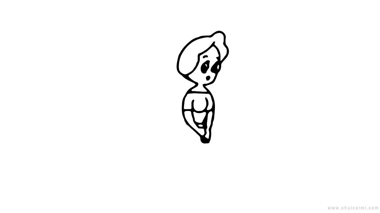 围裙妈妈简笔画怎么画 围裙妈妈简笔画图片大全