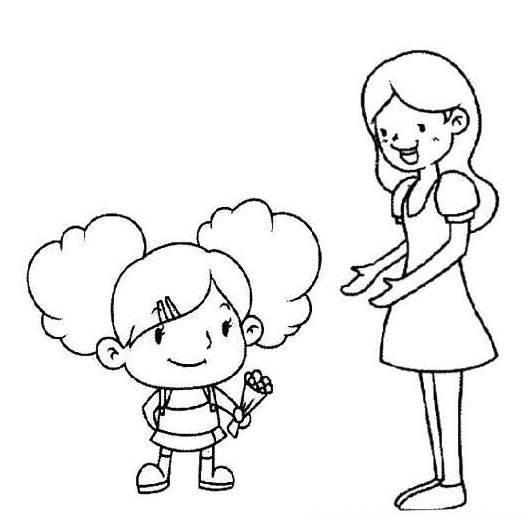 教师的简笔画图片大全 教师的简笔画图片大全大图