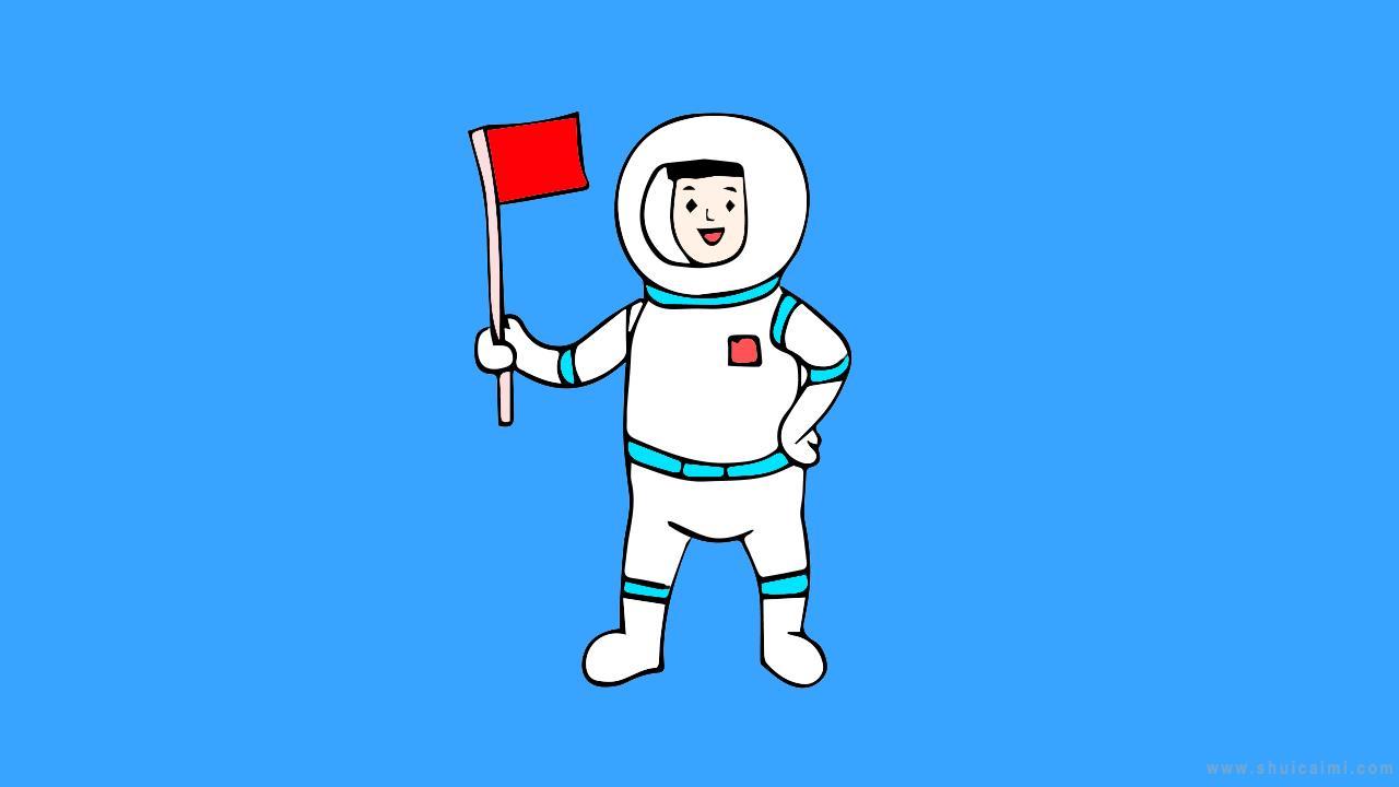 航天员简笔画怎么画 航天员简笔画步骤