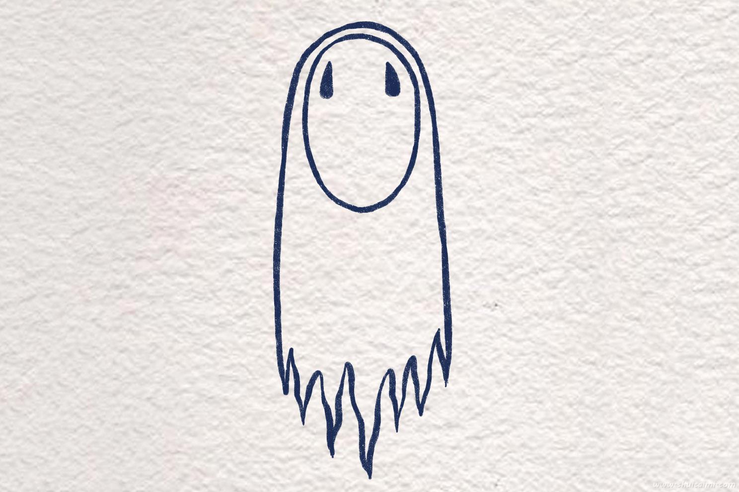 无脸男怎么画 无脸男简笔画简单又漂亮彩色