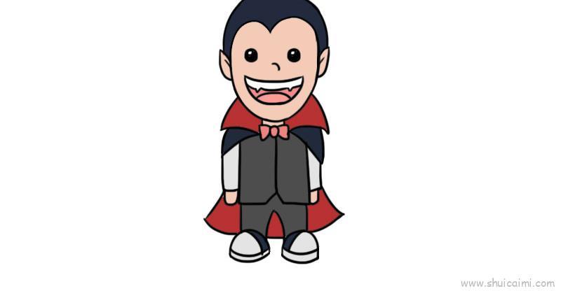 小男孩装扮儿童画怎么画 小男孩装扮简笔画简单