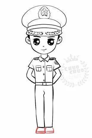 士兵简笔画 古代士兵简笔画图片