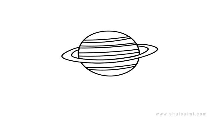 土星简笔画怎么画 土星简笔画简单