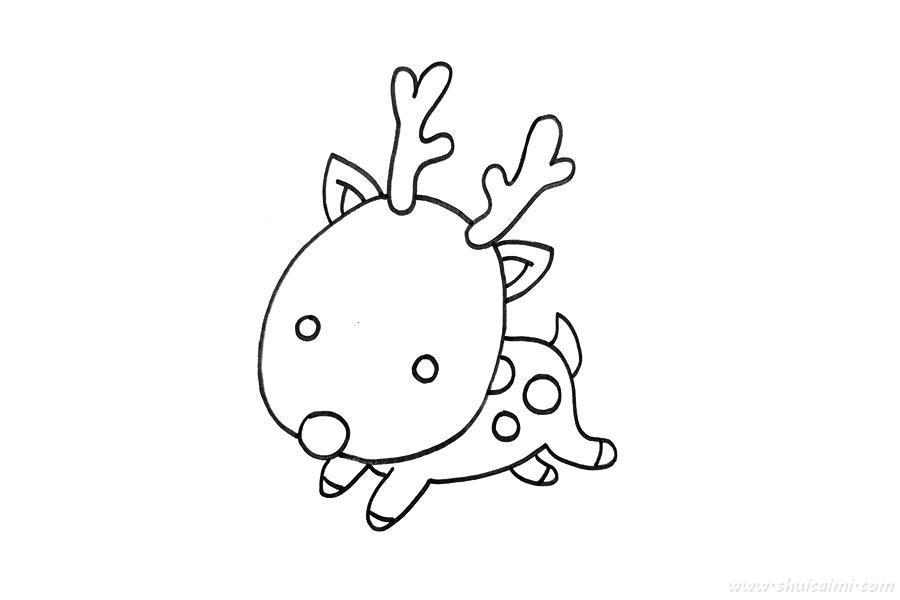 麋鹿怎么画 麋鹿简笔画画法