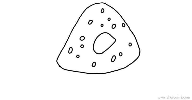粽子儿童画怎么画 粽子简笔画好看