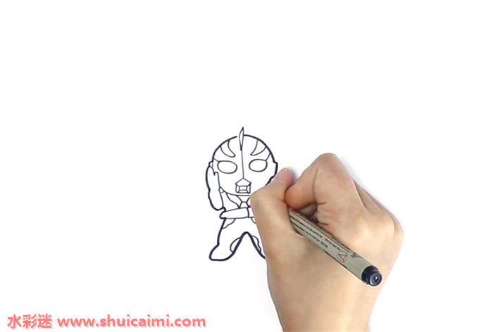 泰迦奥特曼怎么画 泰迦奥特曼简笔画图片大全