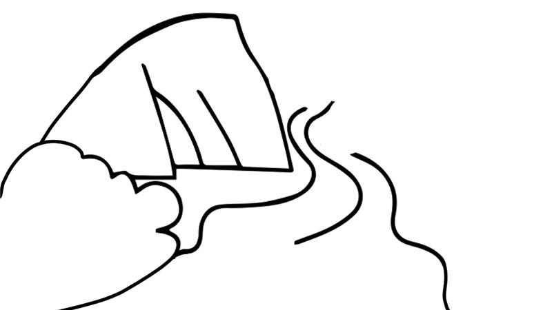 小河简笔画怎么画 小河简笔画简单又好看